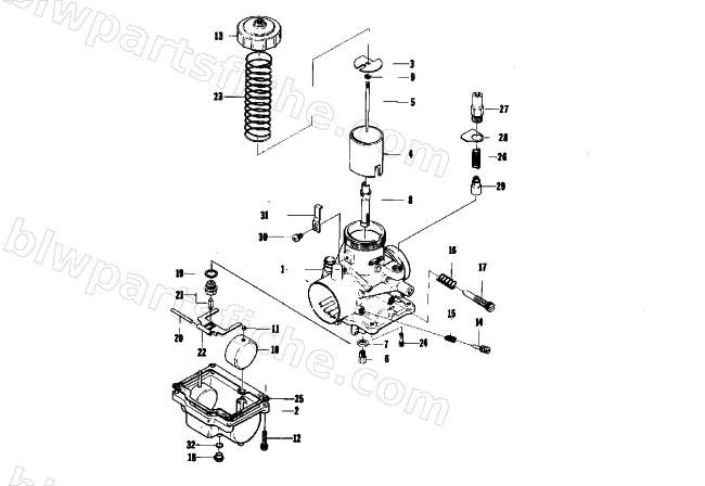 CARBURETOR diagram