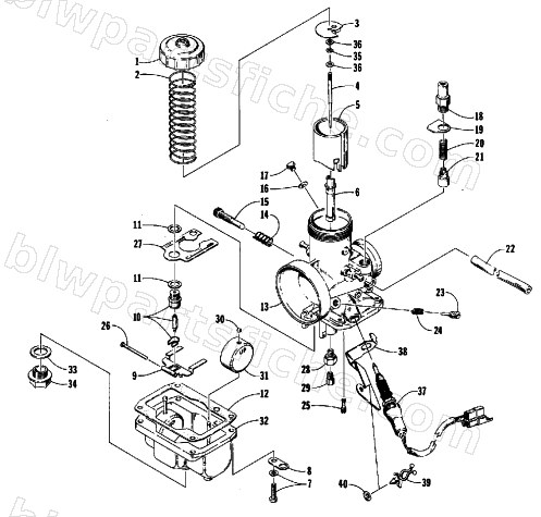 CARBURETOR diagram