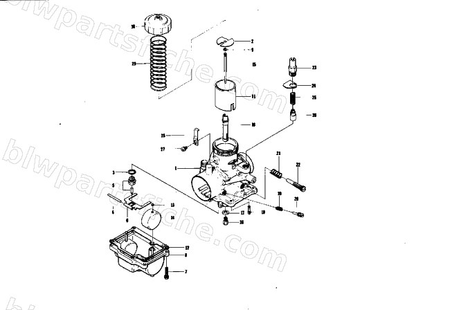 CARBURETOR diagram