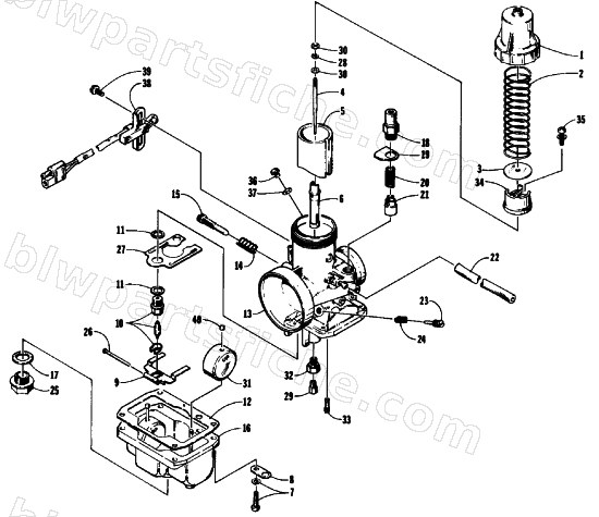 CARBURETOR diagram
