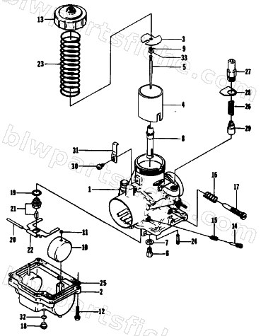 CARBURETOR diagram
