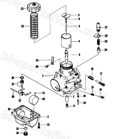 CARBURETOR diagram