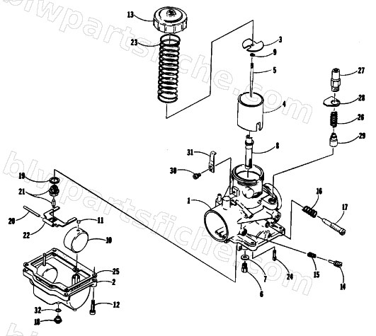 CARBURETOR diagram