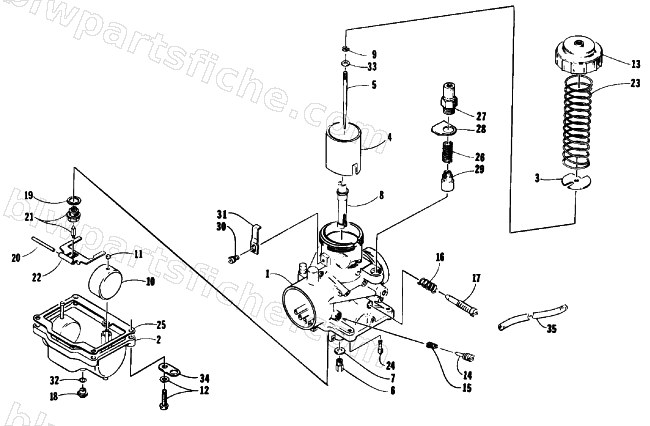 CARBURETOR diagram