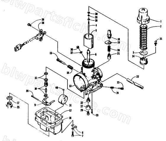 CARBURETOR diagram