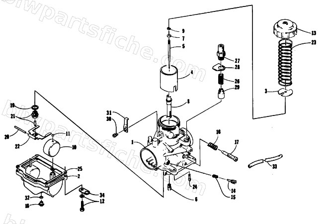 CARBURETOR diagram
