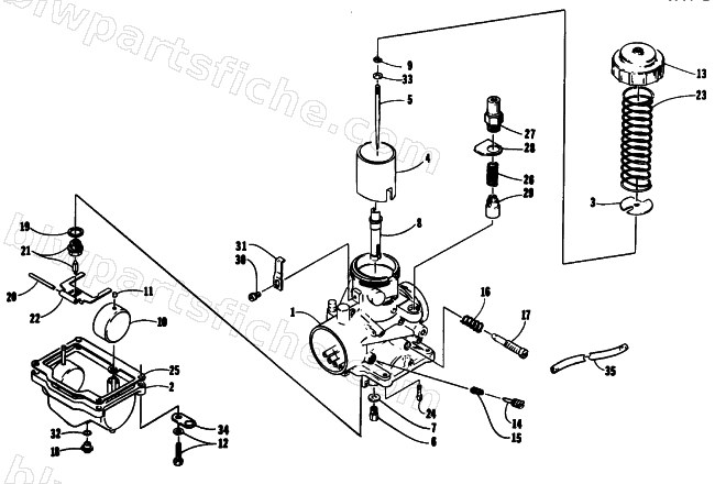 CARBURETOR diagram