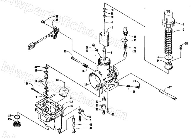 CARBURETOR diagram