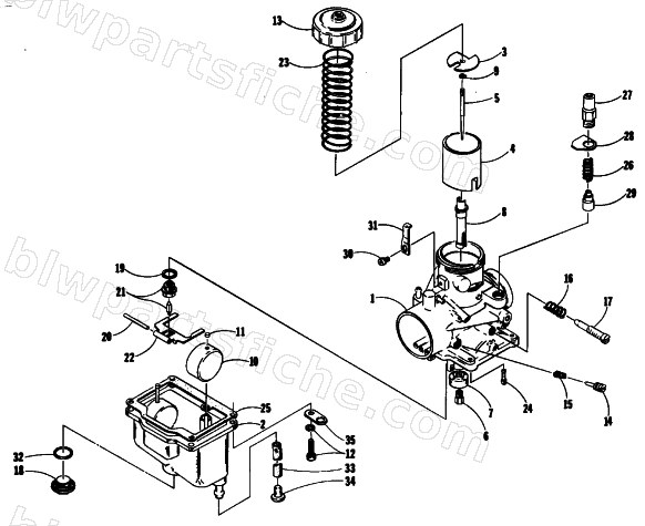 CARBURETOR diagram