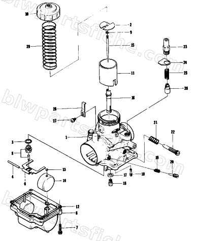 CARBURETOR diagram