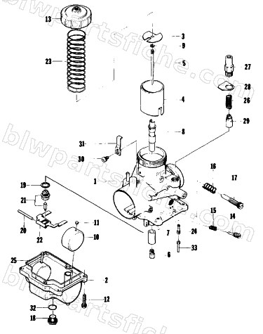 CARBURETOR diagram