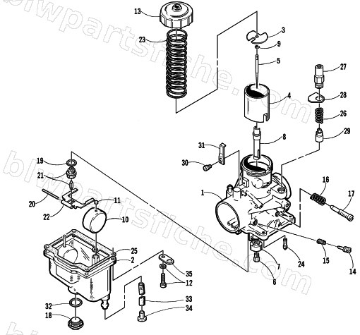 CARBURETOR diagram
