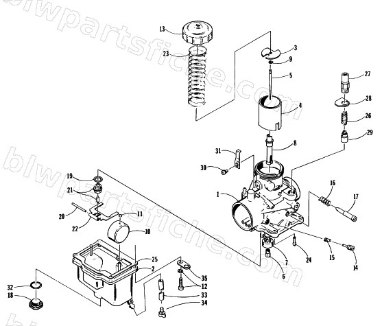 CARBURETOR diagram