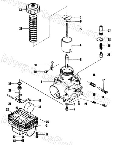 CARBURETOR diagram