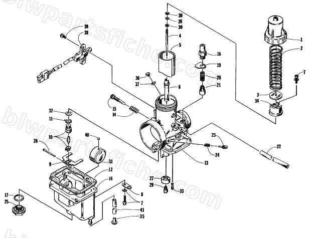 CARBURETOR diagram