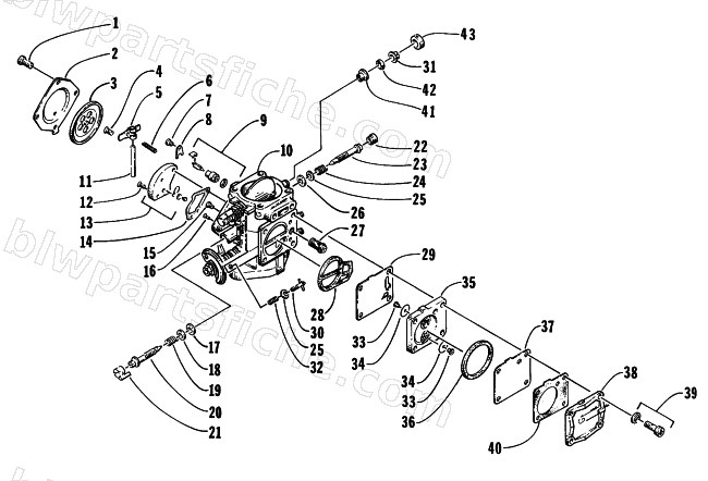 CARBURETOR diagram