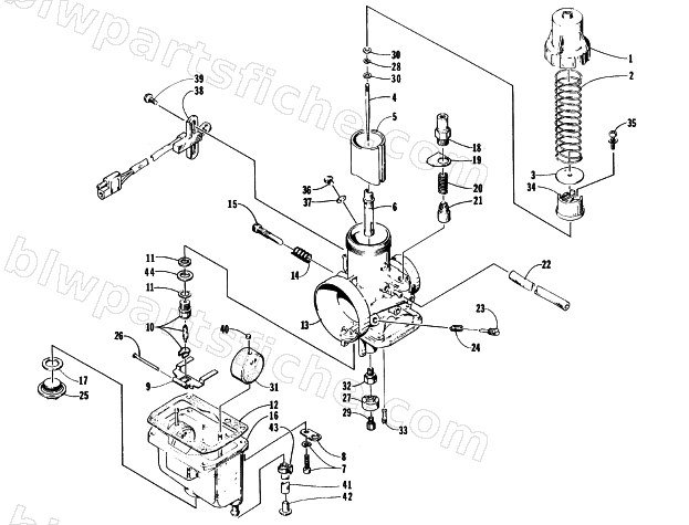 CARBURETOR diagram