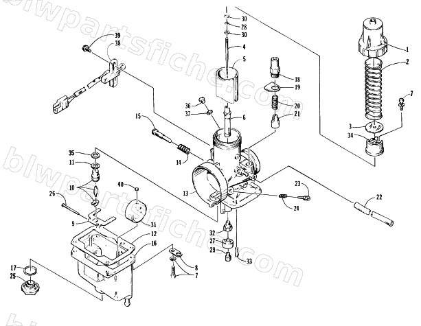 CARBURETOR diagram