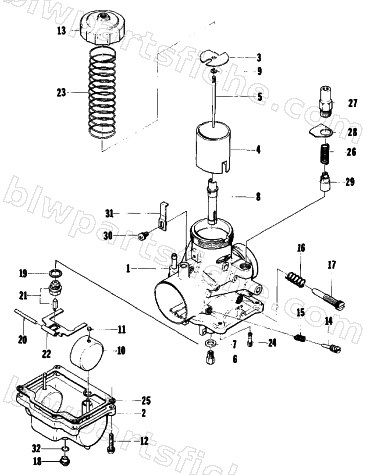 CARBURETOR diagram