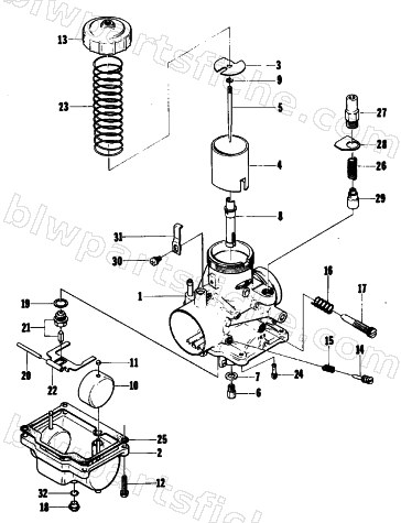 CARBURETOR diagram