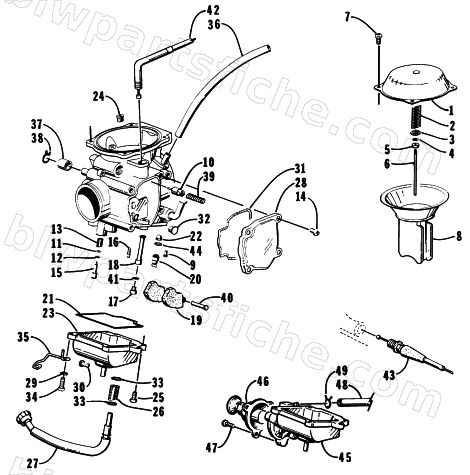 CARBURETOR diagram