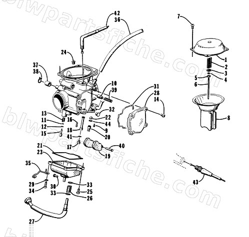CARBURETOR diagram
