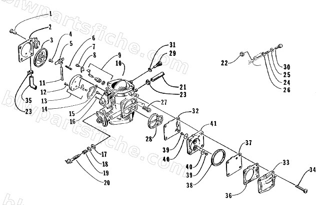 CARBURETOR diagram