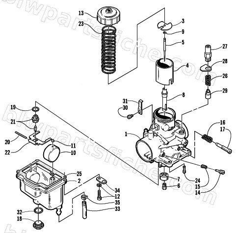 CARBURETOR diagram