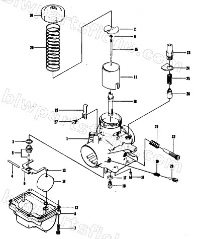 CARBURETOR diagram