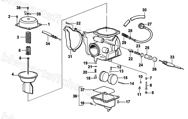 CARBURETOR diagram