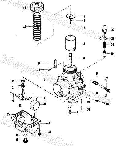 CARBURETOR diagram