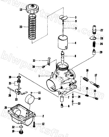CARBURETOR diagram