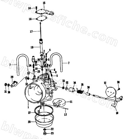 CARBURETOR diagram
