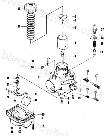 CARBURETOR diagram