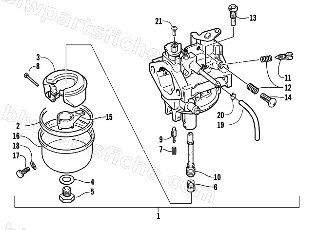 CARBURETOR diagram