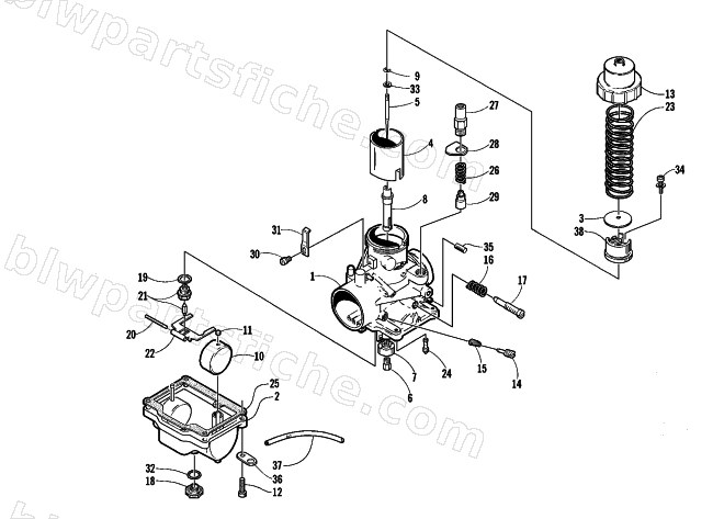 CARBURETOR diagram
