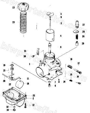 CARBURETOR diagram