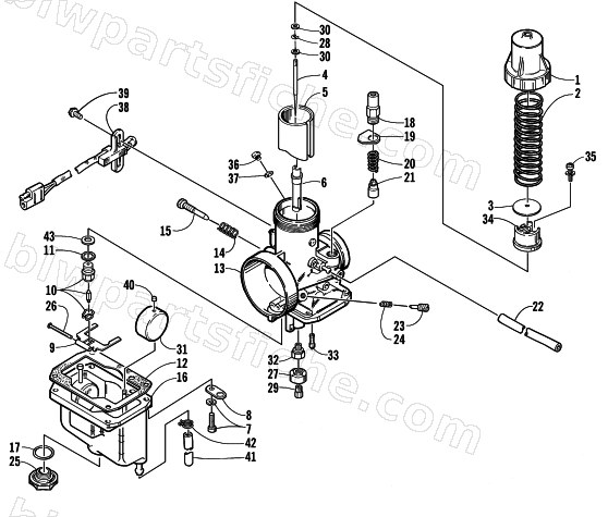 CARBURETOR diagram