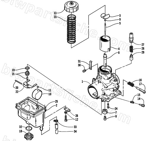 CARBURETOR diagram