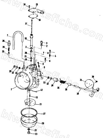 CARBURETOR diagram