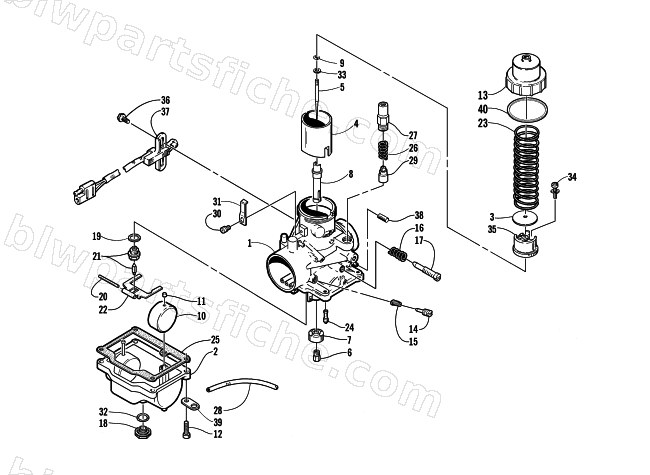 CARBURETOR diagram