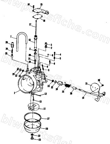 CARBURETOR diagram