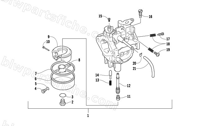 CARBURETOR diagram
