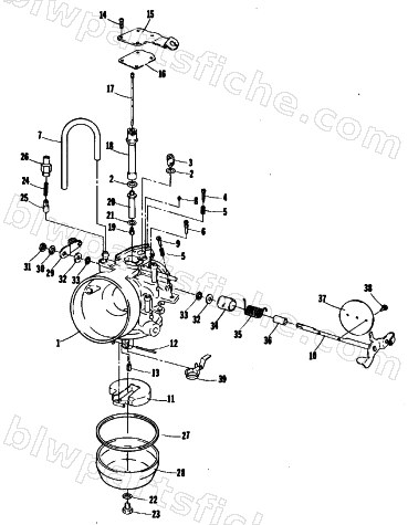 CARBURETOR diagram