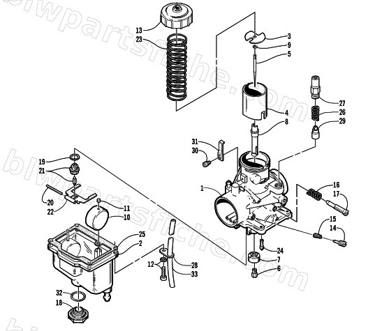 CARBURETOR diagram