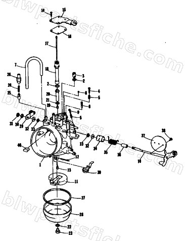 CARBURETOR diagram