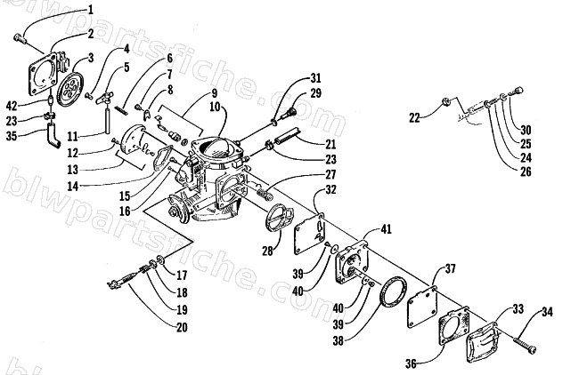 CARBURETOR diagram