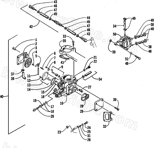 CARBURETOR diagram