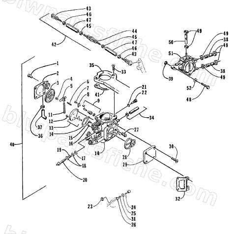 CARBURETOR diagram