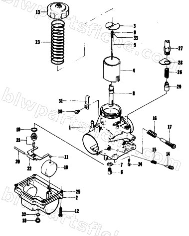 CARBURETOR diagram
